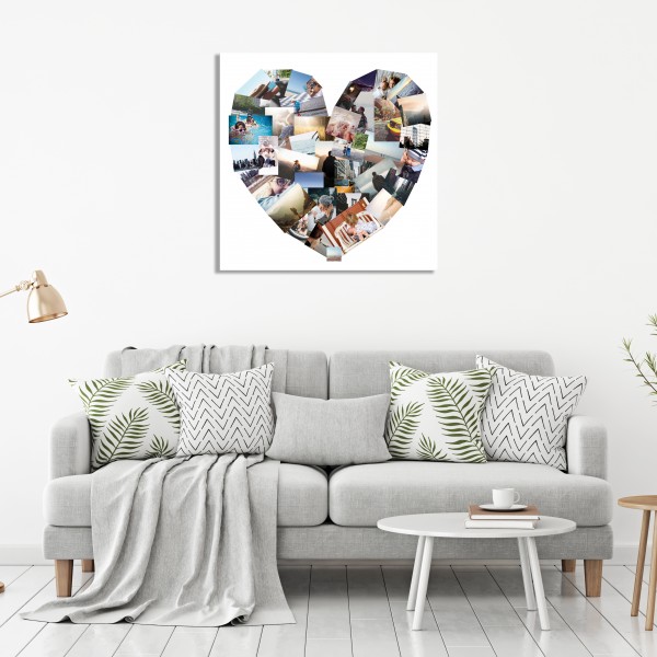Heart Shaped Canvas - 85% off with MUM85
